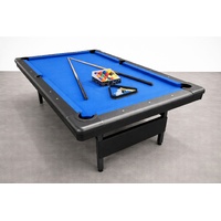 7 FT Modern Fold Away Leg  Pool - Billiard Table [BLUE]