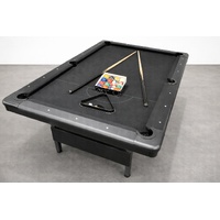 7 FT Modern Fold Away Pool - Billiard Table [BLACK]