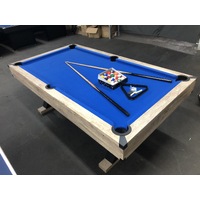 7 FT X-PRO  Pool - Billiard Table / Dining Table / Table Tennis [BLUE FELT]