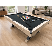 8 FT X-PRO  Pool - Billiard Table / Dining Table / Table Tennis [BLACK FELT]