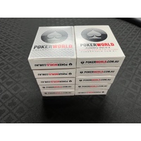 Poker Accessories - Pokerworld 100% plastic playing cards with Jumbo Index (10 Packs)