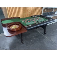 Professional Casino Roulette Table with Roulette Wheel